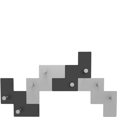 Wieszak ścienny Clo Clo CalleaDesign czarno-szary 13-001-5