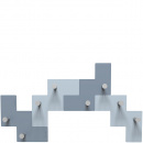 Wieszak ścienny Clo Clo CalleaDesign niebieski 13-001-44