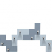 Wieszak ścienny Clo Clo CalleaDesign niebieski 13-001-44