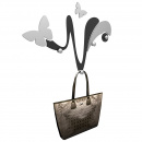Wieszak ścienny dekoracyjny Butterfly CalleaDesign czarny 50-13-1-5
