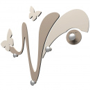 Wieszak ścienny dekoracyjny Butterfly CalleaDesign czarny 50-13-1-5
