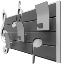 Wieszak ścienny dekoracyjny Puccini CalleaDesign aluminium 51-13-3-2