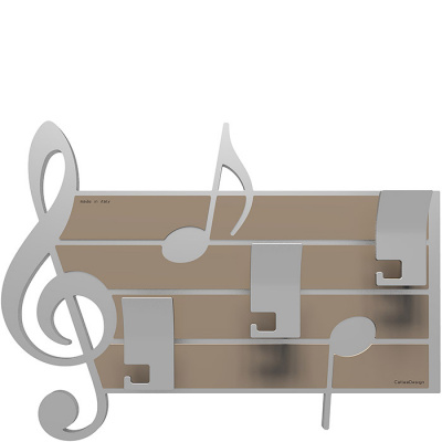 Wieszak ścienny dekoracyjny Puccini CalleaDesign aluminium 51-13-3-2