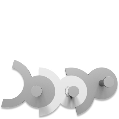 Wieszak ścienny Diennea CalleaDesign biały, aluminiowy 13-014-1