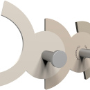 Wieszak ścienny Diennea CalleaDesign czarny, aluminiowy 13-014-5