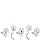 Wieszak ścienny Flo CalleaDesign biały 13-010-1