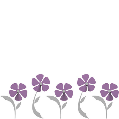 Wieszak ścienny Flo CalleaDesign fioletowy 13-010-73