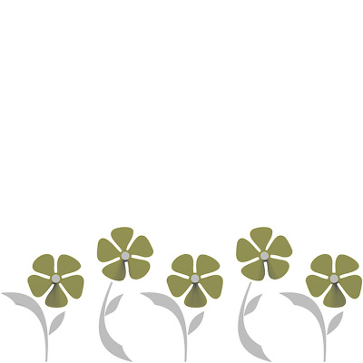 Wieszak ścienny Flo CalleaDesign oliwkowo-zielony 13-010-54