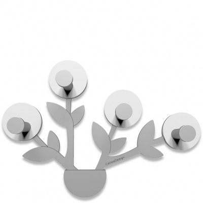 Wieszak ścienny Francine CalleaDesign biały, aluminium 13-013-1