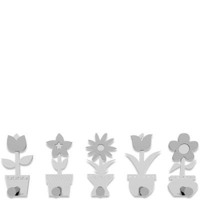 Wieszak ścienny Little Flowers CalleaDesign biały 13-003-1