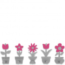 Wieszak ścienny Little Flowers CalleaDesign fuksja 13-003-72