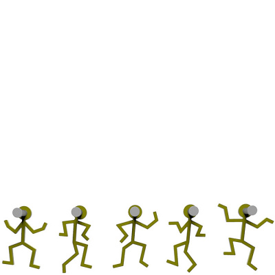 Wieszak ścienny Littleman CalleaDesign oliwkowo-zielony 13-002-54