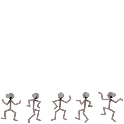 Wieszak ścienny Littleman CalleaDesign szara śliwka 13-002-34