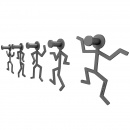 Wieszak ścienny Littleman CalleaDesign szary 13-002-3