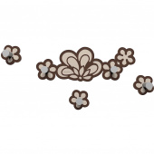 Wieszak ścienny Merletto CalleaDesign czekoladowy 56-13-1-69