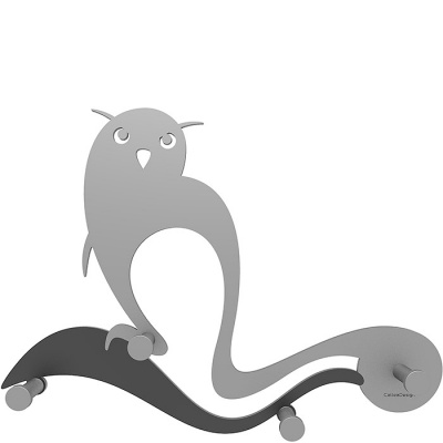 Wieszak ścienny Owl CalleaDesign aluminium 13-007-2