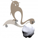 Wieszak ścienny Owl CalleaDesign aluminium 13-007-2