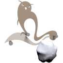 Wieszak ścienny Owl CalleaDesign terakota 13-007-24