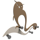 Wieszak ścienny Owl CalleaDesign terakota 13-007-24