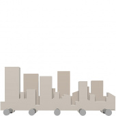 Wieszak ścienny Skyline CalleaDesign gołębi 52-13-1-13