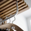 Wieszak tekowy na ubrania Pilot Skagerak 3 sztuki S1600626