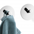 Wieszaki łazienkowe na ręczniki Duplo Zack okrągłe 2 sztuki 40332