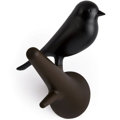 Wieszaki PTAKI Qualy brązowo czarne QL10067