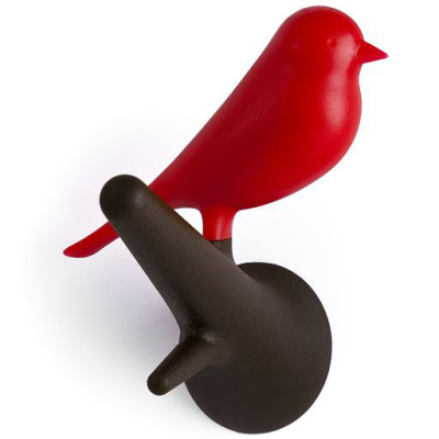 Wieszaki PTAKI Qualy brązowo czerwone QL10067