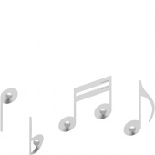 Wieszaki ścienne Rossini CalleaDesign białe 51-13-2-1