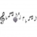 Wieszaki ścienne Rossini CalleaDesign czarne 51-13-2-5