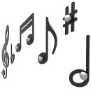 Wieszaki ścienne Verdi CalleaDesign aluminium 51-13-1-2