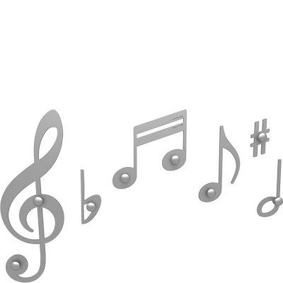 Wieszaki ścienne Verdi CalleaDesign aluminium 51-13-1-2