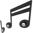 Wieszaki ścienne Verdi CalleaDesign białe 51-13-1-1