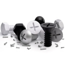 Wieszaki ŚRUBY Qualy srebrne QL10064