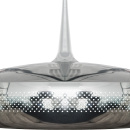 Wisząca lampa Clava Dine UMAGE kolor chrom - białe wnętrze 02097