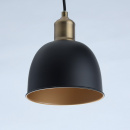 Wiszące klosze czarno mosiężne - nowoczesne oświetlenie MW-LIGHT Industrial 551011305