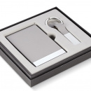 Wizytownik i breloczek do kluczy Todd Philippi szary P263002