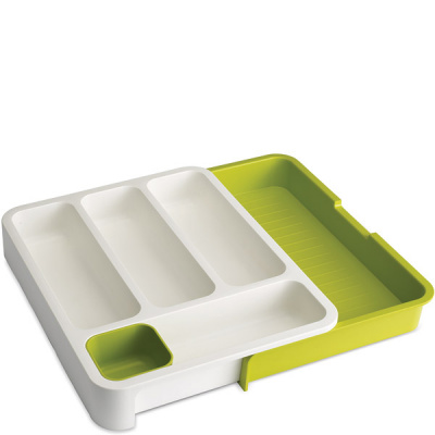 Wkład do szuflady na sztućce Joseph Joseph biało-zielony 85041