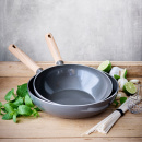 Wok 28 cm z bakelitową rączką Vintage GreenChef CC001969-001