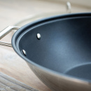 Wok 30cm Brabantia Vision Teflon Platinum Plus szklana pokrywa 30000472