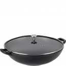 Wok żeliwny ze szklaną pokrywą Calido Kela 4 Litry KE-12475