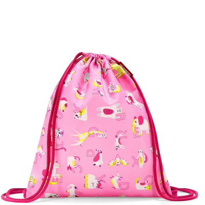 Worek dla dzieci Reisenthel Mysac kids abc friends różowy RIC3066
