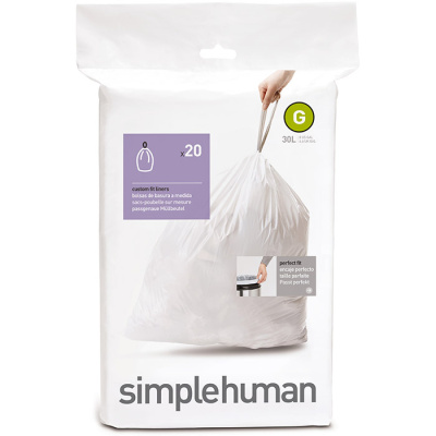 Worki na śmieci simplehuman 30 Litrów rozmiar G CW0166