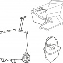 Wózek na zakupy Reisenthel Carrycruiser ciemnoniebieski ROE4059