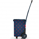 Wózek na zakupy Reisenthel Carrycruiser Frame Mixed Dots Red ROE3076