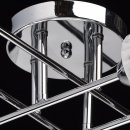 Wyjątkowa lampa sufitowa chromowana na 8 żarówek Megapolis DeMarkt 638012008