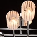 Wyjątkowa lampa sufitowa chromowana na 8 żarówek Megapolis DeMarkt 638012008