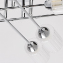 Wyjątkowa lampa sufitowa chromowana na 8 żarówek Megapolis DeMarkt 638012008