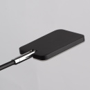 Wysoka lampka biurkowa LED, regulowana, czarna 631033701