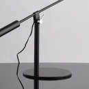 Wysoka lampka biurkowa LED, regulowana, czarna 631033701
